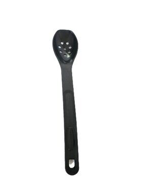 Vintage Rubbermaid 1974 Slotted Spoon Black Nylon Heavy Duty Utensil